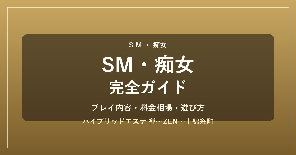 SMクラブ・痴女風俗 完全ガイド